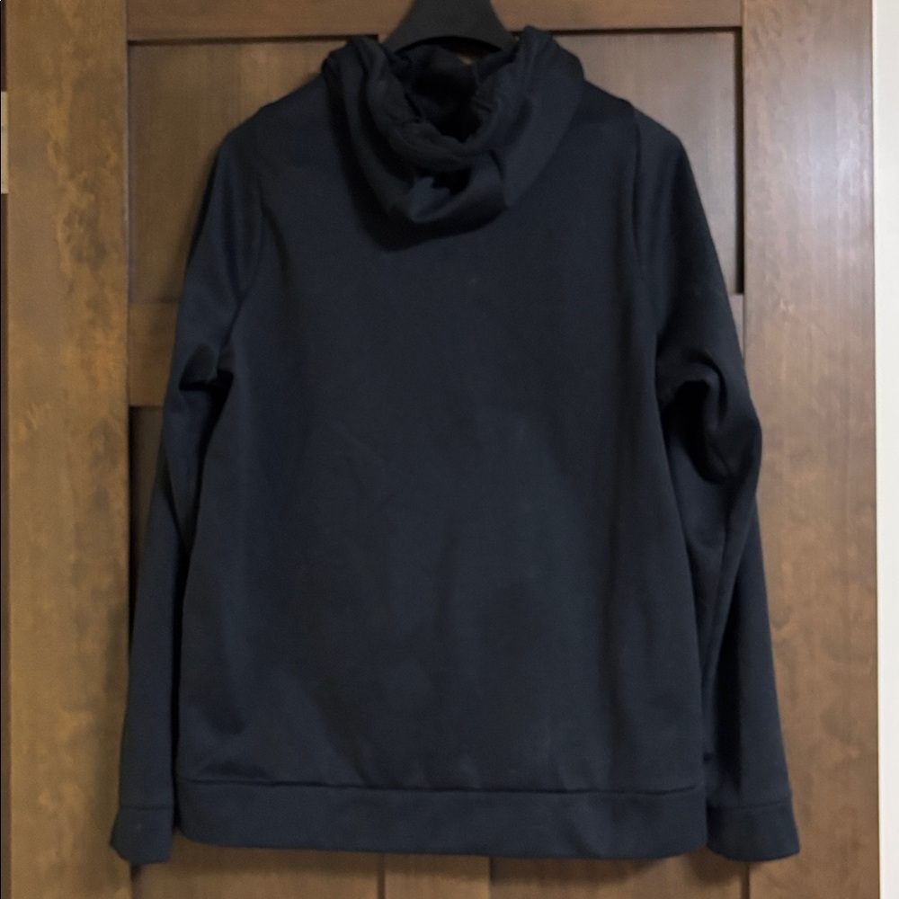 Nike Dri-Fit Drawstring Black Pullover Hoodie with Pockets Size Medium - Picture 7 of 10